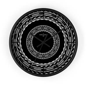 Samoa Week: Wall Clock 10"/25cm - Samoan Arrows - AU/NZ/USA