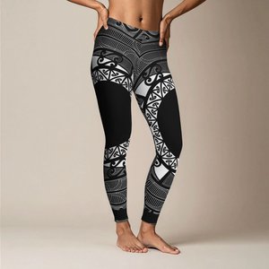 Fyby 1: PasifikaOne Mid-Rise Leggings - Māori - AU/NZ/USA
