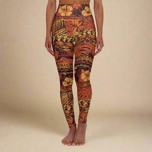 IslandRise High-Waisted Leggings - Poutasi Promise - USA