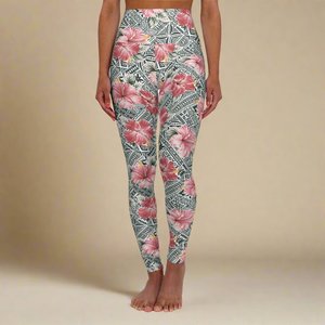 IslandRise High-Waisted Leggings - Solosolo Blooms - USA