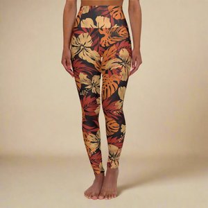 IslandRise High-Waisted Leggings - Lalomanu Ember - USA