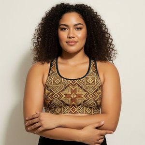 Sports Bras: Islandflex Seamless Sports Bra - Earthline - AU/NZ/USA