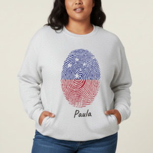 In Stock: Unisex Heavy Sweatshirt - My Identity - Personalized - USA