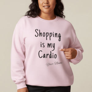 Unisex Heavy Sweatshirt - Shipping is My Cardio - Personalized - USA