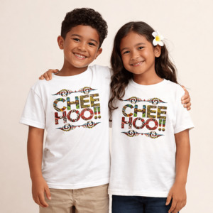 In Stock: Kids Unisex Tee - CHEEHOO!! - AU/NZ
