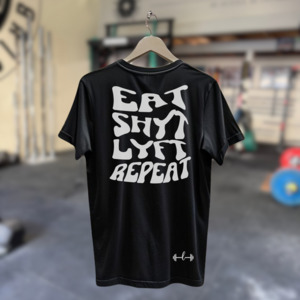 Products: Eat Shyt Lyft Repeat Lyft Athletica Powerlifting Activewear