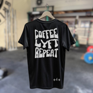 Coffee Lyft Repeat Lyft Athletica Powerlifting Activewear