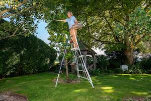 HMT240.3: New Fully Adjustable Tripod Ladder 8ft / 2.4m