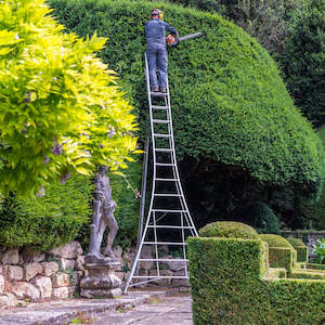 2023 Edition Platform Ladder - 3 Legs Adjustable 16ft / 4.9m