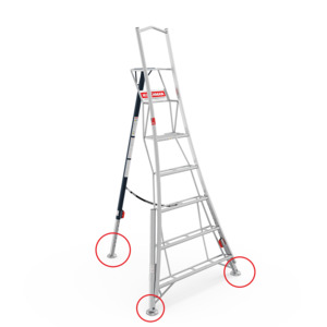 Accessories: 2025 Adjustable Tripod Ladder Replacement Leg Right (1.8m,2.4m.3.0m,3.6m)