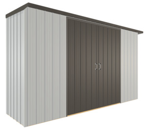 Duratuf Kiwi Shed KS3409-DS - 3.4m x 0.9m (Coloured Finish)