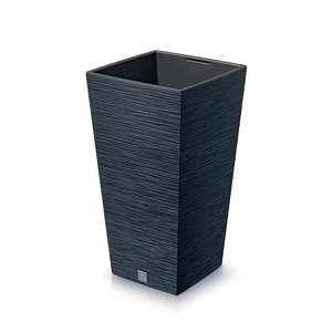 Garden Pots And Planters: Prosperplast Furu Square Flowerpot - 265mm (w) x 265mm (l) x 500mm (h)