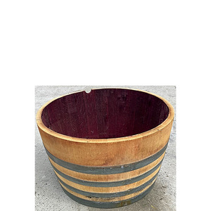 Rustic: 1/2 Oak Wine Barrel