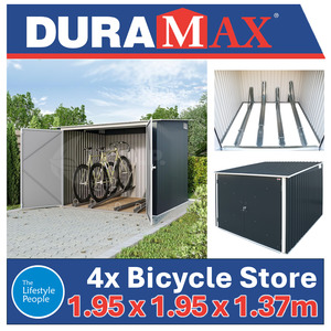 Duramax: DuraMax Outdoor Storage 4x Bicycle Store Kitset