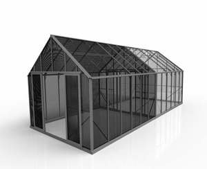 Winter Gardenz: Winter Gardenz Multizone Greenhouse 10x24 (3220mm x 7680mm x 3150mm)
