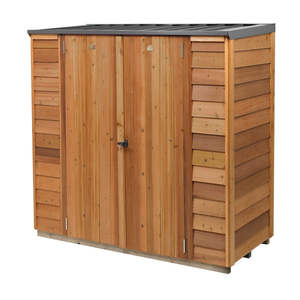 The Cedar Shed: Cambridge Cedar Shed (Finger Jointed) 1.8m x 0.8m