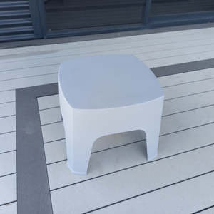 Outdoor Furniture: Eva Outdoor Side Table Grey
