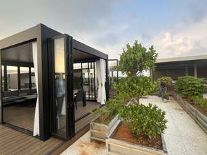 TLP Elite Aluminium Folding Glass Doors - 4m side