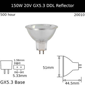 Reflector: DDL 150W 20V GX5.3 - Osram code 54660