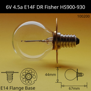 Other Bases: 6V 4.5a E14F DR Fisher HS900-930 / 60155