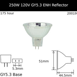 ENH 250W 120V GY5.3 - Osram Code 93506