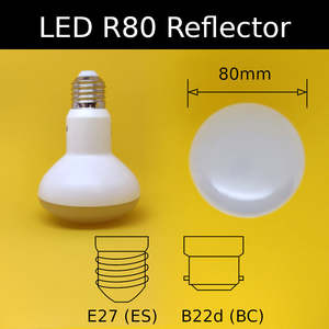Led Bulbs 2: LED R80 Reflector