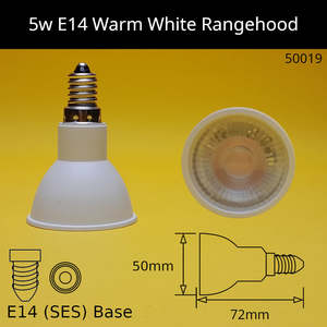 Led Appliance Bulbs: 5w E14 Reflector Par16 Rangehood LED Appliance Bulb