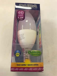 Featured: LED Candle 5.3W SES Frosted Non Dimmable - 16 left