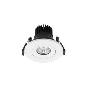 Luna Tilt Round LED Fire Rated Downlight The Lighting Centre NZ