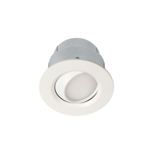 Zela Tilt Opaque Lens Fire-Rated Downlight The Lighting Centre NZ
