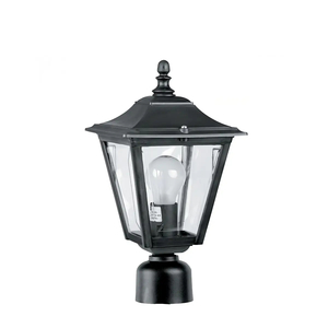 Kentish Black Square Pole Mount Lantern The Lighting Centre NZ