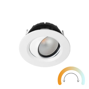 Zela Tilt Prismatic Lens Tunable LED Downlight - Casambi The Lighting Centre NZ