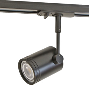 240V Track Lighting: Basic Round Track Spot with Rod The Lighting Centre NZ