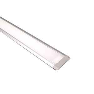 Aluminium Extrusions: LXT03 Shallow Aluminium Winged Extrusion with Diffuser The Lighting Centre NZ