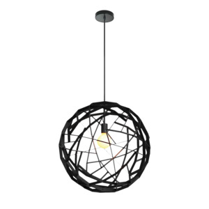 Pendants: Chorus Black Timber Pendant The Lighting Centre NZ