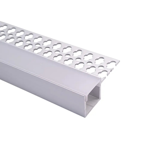 Aluminium Extrusions: LXT29 Trimless Recessed Extrusion 1 Wing with Opal Diffuser The Lighting Centre NZ