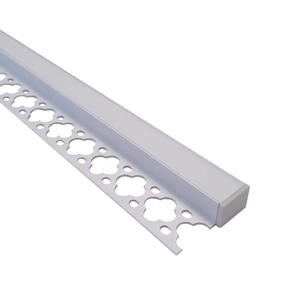 Aluminium Extrusions: LXT16 Recessed Tile Extrusion 1 Wing with Opal Diffuser The Lighting Centre NZ