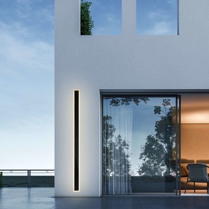 Hendrick Exterior LED Wall Light 1800mm Black The Lighting Centre NZ