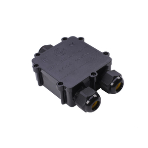 Garden Connector 3 Way Junction Box - Round Cable The Lighting Centre NZ