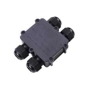 Garden Connector 4 Way Junction Box - Round Cable The Lighting Centre NZ