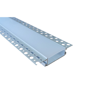 Aluminium Extrusions: LXT34 Recessed Plaster Extrusion Wide with Opal Diffuser The Lighting Centre NZ