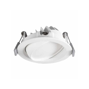 Residential LED Downlights: SLED Dome Tilt 100mm LED Downlight The Lighting Centre NZ