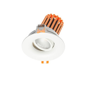 Curve Tilt Single LED Downlight White The Lighting Centre NZ