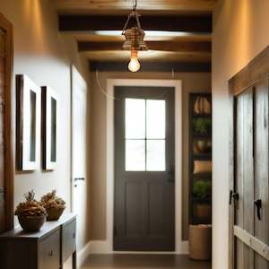 Paddington Pendant Light in Small or Large 1x60w E27 Emac & Lawton Lighting - EL&hellip;