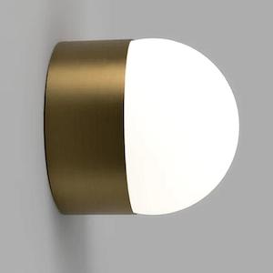 Orb Sur Indoor Wall Light Medium in Old Brass, Iron or White