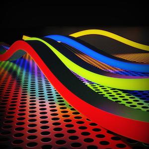 21mm x 12mm AQS-500 Neon Flex Led Strip Light 24v DC in 3000k or RGBW (Per Metre)