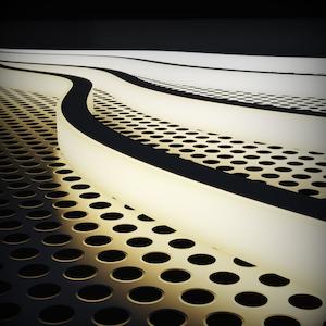 14mm x 14mm AQS-505 Neon Flex Led Strip Light 24v DC in 3000k or RGB (Per Metre)