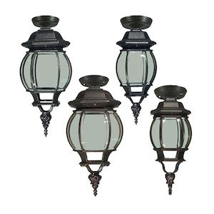 Lighting Inspirations: Flinders CTC 1 Light E27 Antique Black/Bronze Small/Medium Lighting Inspirations -1000197~1000200
