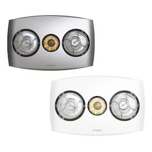 Contour 2 Exhaust Fan 3-in-1 w/ Heater & 2x LED Light in Silver or White Martec &hellip;