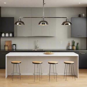 Kitchen Lighting: Hampshire 3 Arm Pendant Light 3x40w E27 Emac & Lawton Lighting - ELPIM59936AS